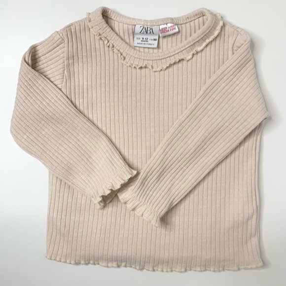 Zara Other - Zara Kids Ruffle Collar Long Sleeve